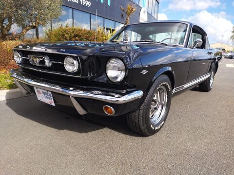 Mustang Fastback noire code C restaur&eacute;e 1966 occasion 91830 Le Coudray-Montceaux