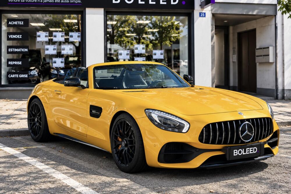 AMG GT MERCEDES C ROADSTER 4.0 V8 BITURBO 557CH CARBONE BURMESTER 2018 occasion 78760 Jouars-Pontchartrain