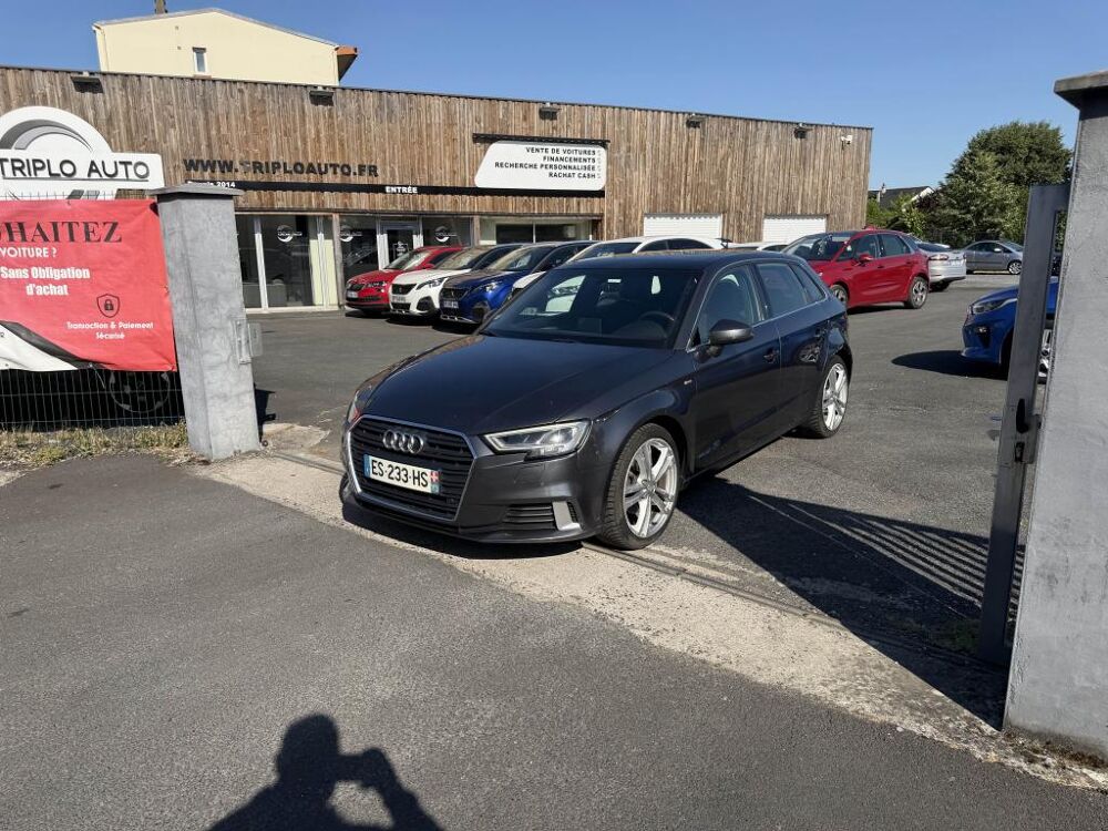 A3 Sportback 1.4 TFSI -150 Bva S line gps + clim + Radar AR 2017 occasion 19100 Brive-la-Gaillarde