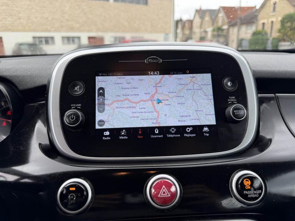500 X 1.6 Multijet - 120 S&S Bva Popstar gps + clim + radar A 2018 occasion 19100 Brive-la-Gaillarde