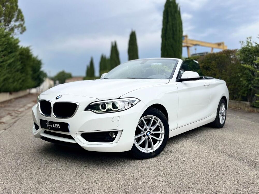 Serie 2 218i Cabriolet 136CH - FULL ENTRETIEN BMW - SIEGES CHAUFFANT 2016 occasion 13760 Saint-Cannat