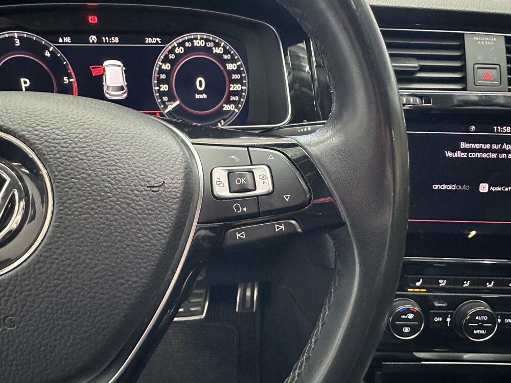 Golf 1.6 16V TDI CR - 115 - BV DSG 7 VII BERLINE Carat Exclusive 2018 occasion 33370 Artigues-pr&egrave;s-Bordeaux