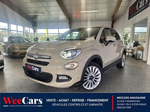Fiat 500 X 1.4 MULTIAIR T 140 ch LOUNGE 4X2 DCT BVA - GARANTIE 12 MOIS 2017 occasion Angoul&ecirc;me 16000