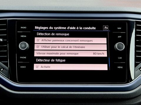 T-ROC R-Line 1.5 TSI 150 DSG Attelage Jante Suzuka Cam&eacute;ra Carplay 2021 occasion 67440 Marmoutier