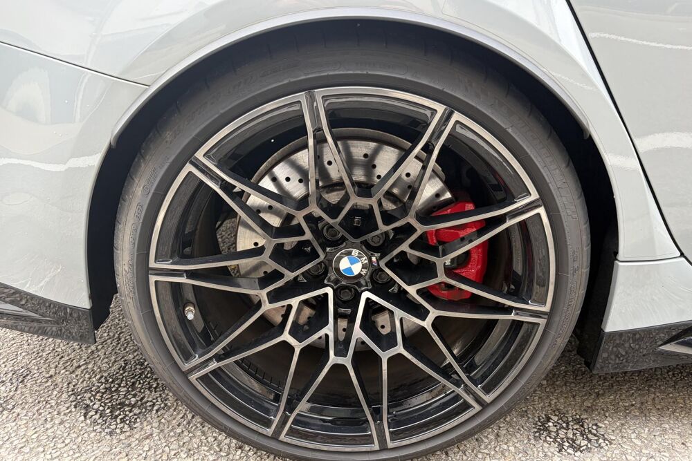 M3 BMW G80 Competition 510 ch Brooklyn Grey Si&egrave;ges ventil&eacute;s Har 2021 occasion 78760 Jouars-Pontchartrain