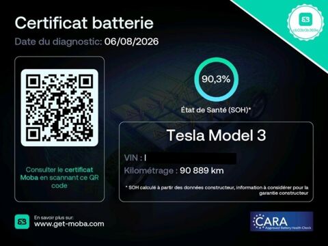 Model 3 RWD MY22 Standard Plus 2022 occasion 47200 Saint-Pardoux-du-Breuil