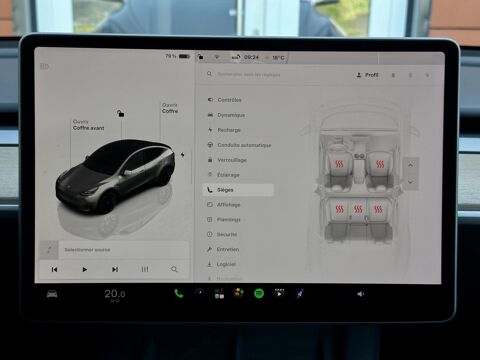Model Y AWD Long Range Grand Autonomie 4x4 Attelage 1&egrave;re Main Jantes 2023 occasion 67440 Marmoutier