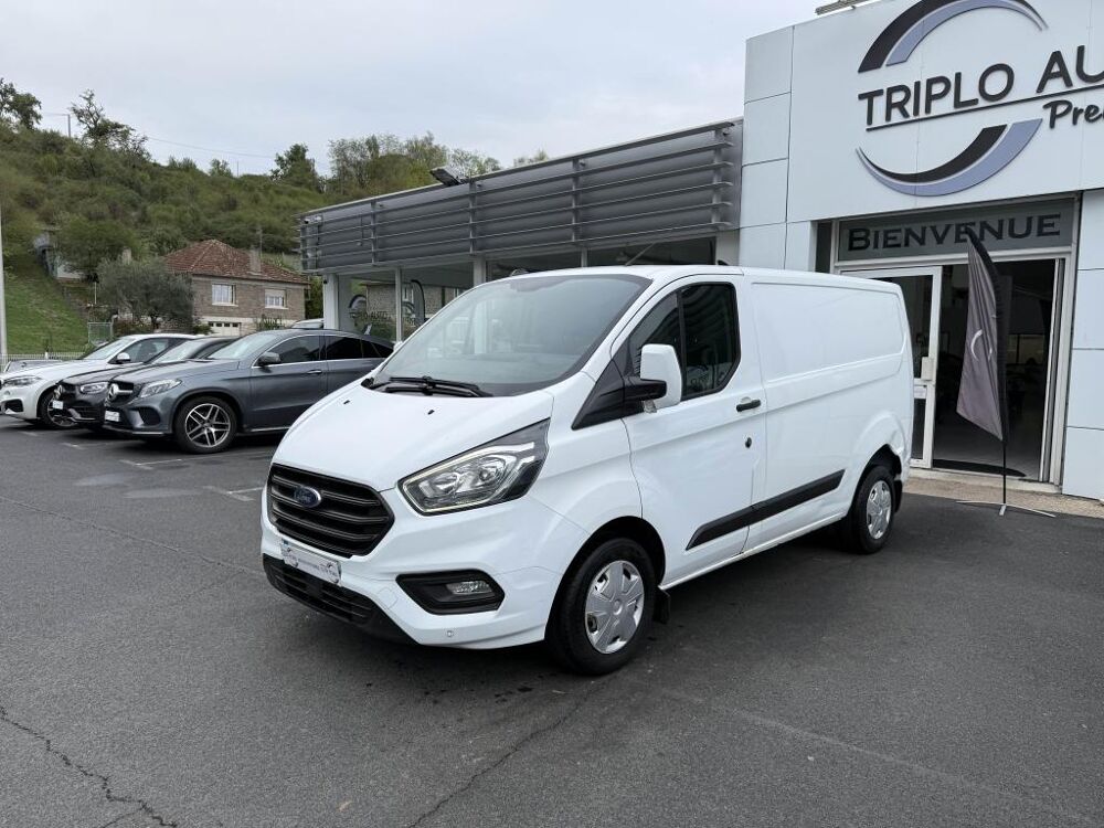 Transit Custom 2.0 EcoBlue - 130 Fourgon 280 L1H1 Trend Business TVA 2021 occasion 19100 Brive-la-Gaillarde