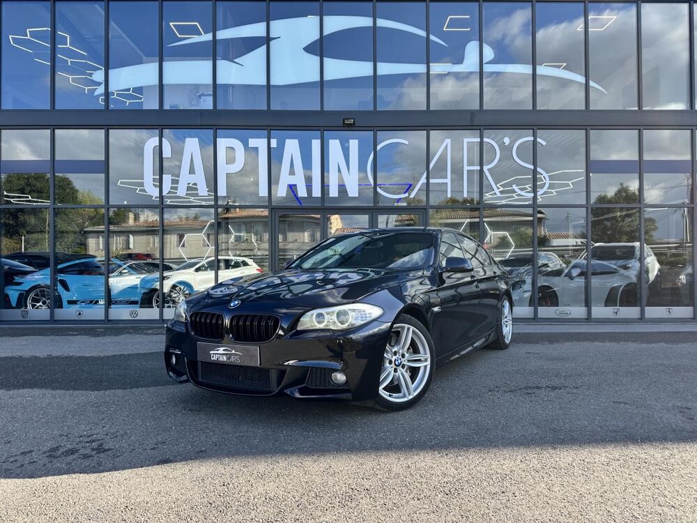 S&eacute;rie 5 F10 525D 218CH XDRIVE PACK M BVA SPORT CARBONSCHWARZ - GARAN 2012 occasion 33450 Montussan