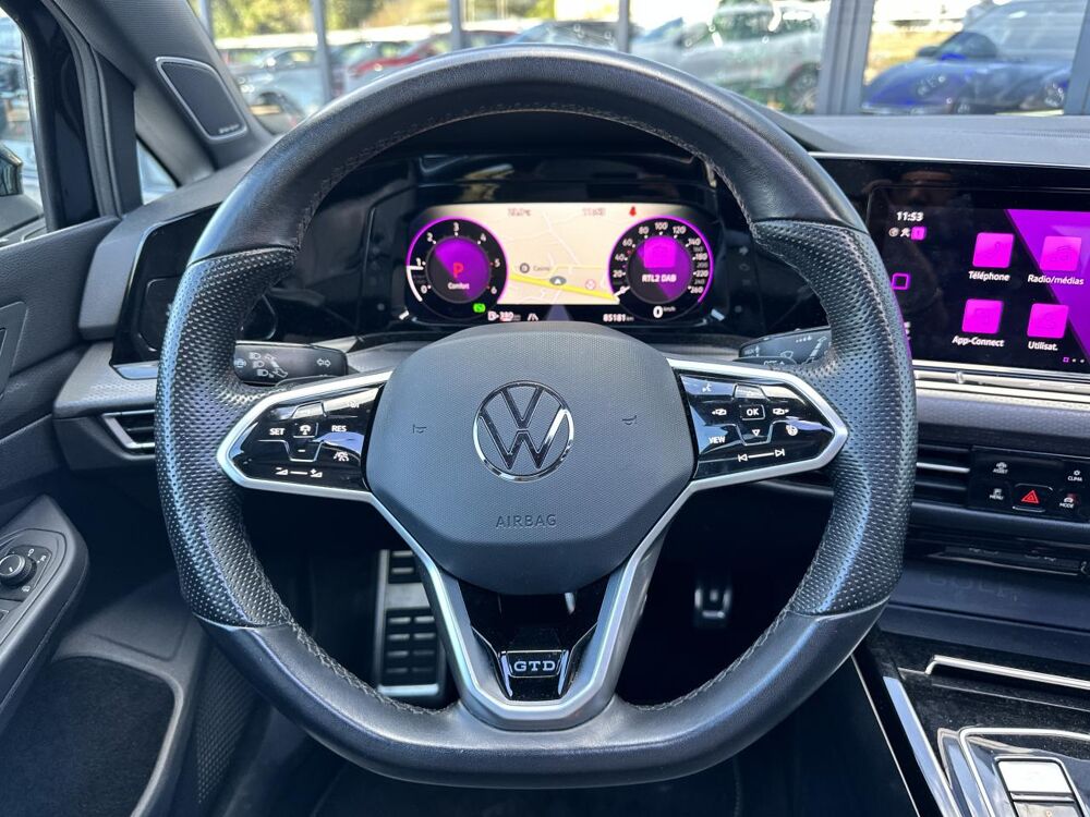 Golf VIII BERLINE GTD 2.0 TDI SCR - 200 - BVA DSG 7 - GARANTIE 12 2023 occasion 33450 Montussan