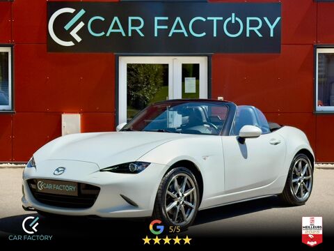 Mazda MX-5 2.0 160 Cabriolet Bose si&egrave;ge chauffant Blanc Perle 2017 occasion Marmoutier 67440