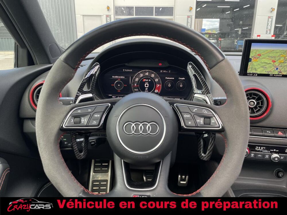 RS3 Quattro 2.5 TFSI 400 S-tronic - Cam&eacute;ra - Toit ouvrant - B & 2019 occasion 25300 Pontarlier