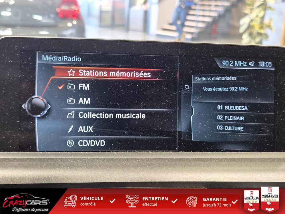 S&eacute;rie 1 120d xDrive BVA Sport - Cam&eacute;ra - H&K 2017 occasion 25300 Pontarlier