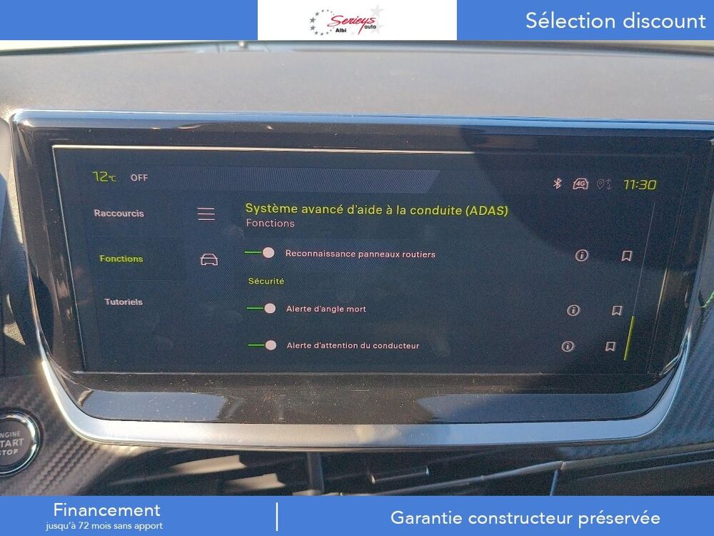 2008 GT HYBRID 145 DCS6 TOIT PANO NAVI VISION 360 JA18 NOIRE 2026 occasion 81000 Albi