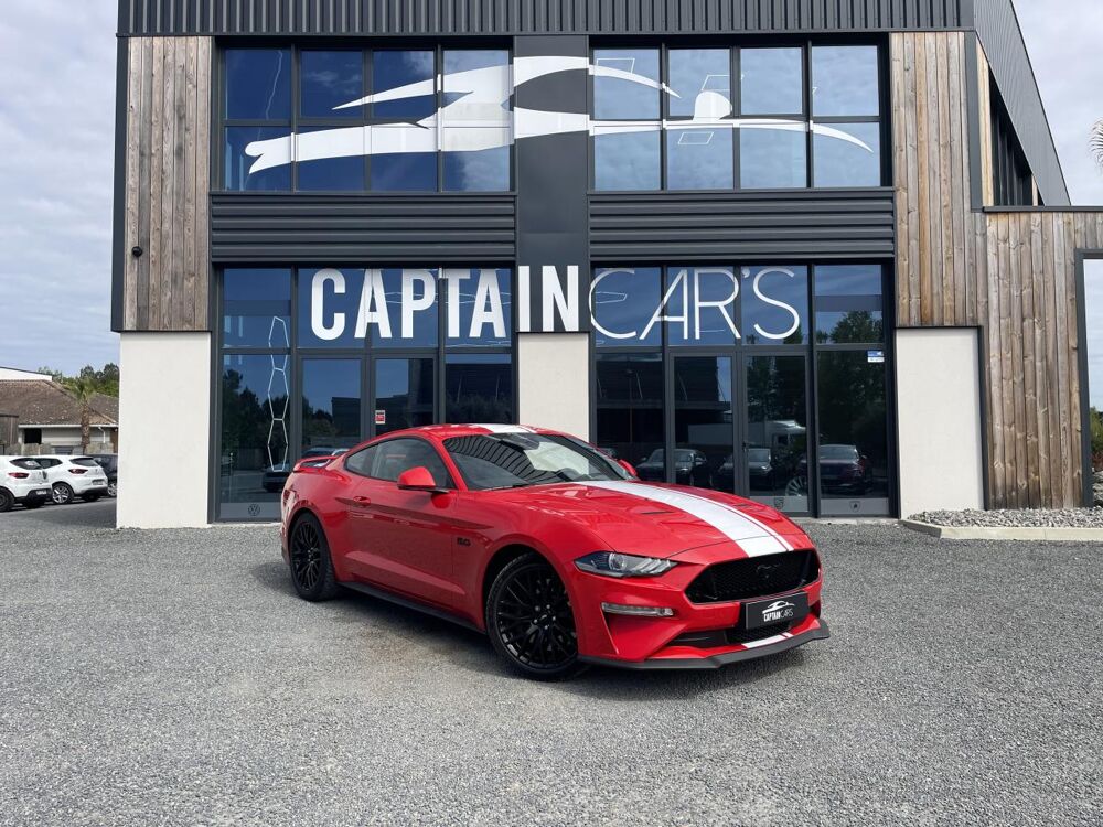 Mustang 5.0 V8 450 CH FASTBACK COUPE GT PH 2 RECARO-FR-GARANTIE 12 M 2019 occasion 33127 Saint-Jean-d'Illac