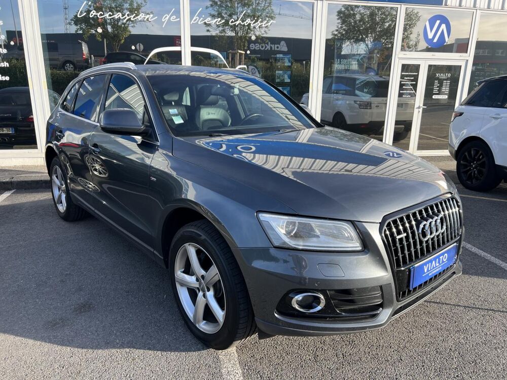 Q5 Quattro 2.0 TDI 177 S-tronic S-Line Carplay Attelage (Suivi 2013 occasion 49070 Beaucouz&eacute;