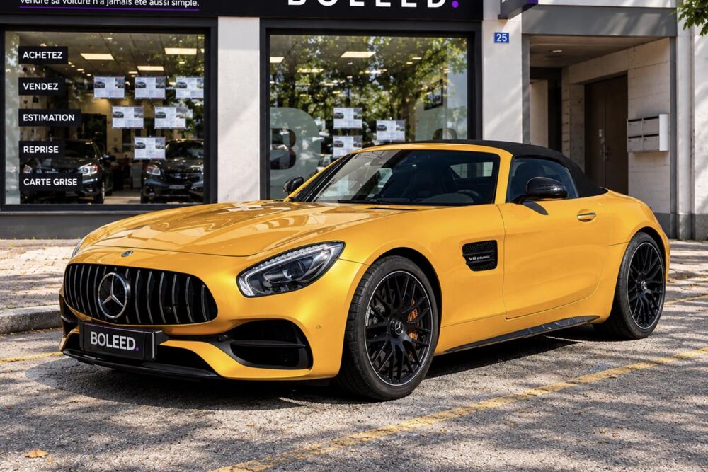 AMG GT MERCEDES C ROADSTER 4.0 V8 BITURBO 557CH CARBONE BURMESTER 2018 occasion 78760 Jouars-Pontchartrain