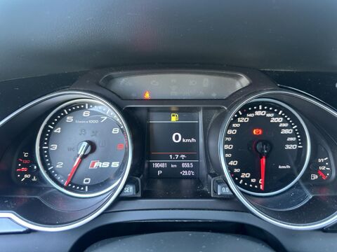 RS5 Quattro 4.2i V8 FSI - BVA S-tronic - ECHAPPEMENT MODIFIER 2010 occasion 33450 Montussan