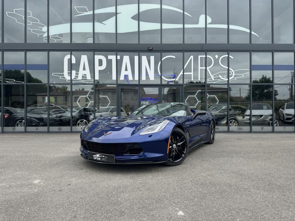 Corvette Cabriolet 6.2 V8 - 466 - BVA C7 CABRIOLET Stingray 2LT - G 2016 occasion 33450 Montussan