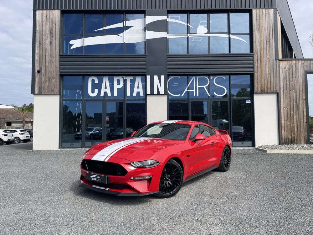 Mustang 5.0 V8 450 CH FASTBACK COUPE GT PH 2 RECARO-FR-GARANTIE 12 M 2019 occasion 33127 Saint-Jean-d'Illac