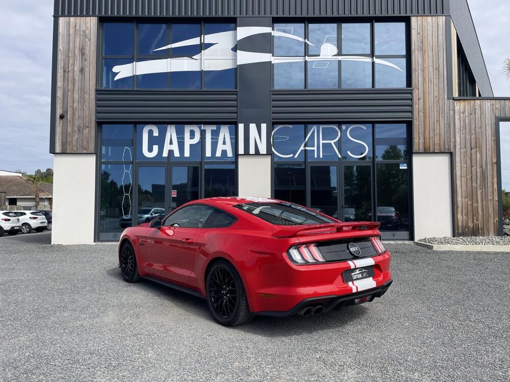 Mustang 5.0 V8 450 CH FASTBACK COUPE GT PH 2 RECARO-FR-GARANTIE 12 M 2019 occasion 33127 Saint-Jean-d'Illac