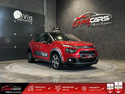 Citro&euml;n C3 1.5 BlueHDi 100 Shine Pack - RADAR AR - GPS 2022 occasion Pontarlier 25300