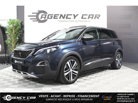 Peugeot 5008 GT 2.0 BlueHDi 180CH - 7 PL - CAMERA 360 - HAYON &Eacute;LECTRIQUE 2018 occasion Bernes-sur-Oise 95340
