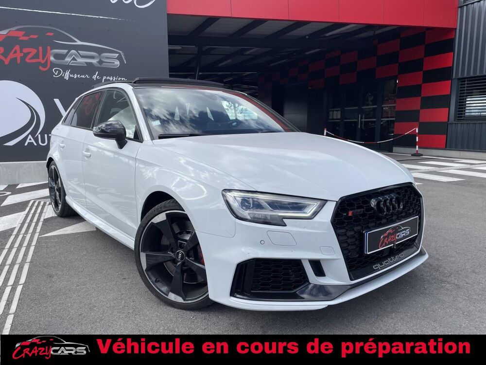 RS3 Quattro 2.5 TFSI 400 S-tronic - Cam&eacute;ra - Toit ouvrant - B & 2019 occasion 25300 Pontarlier