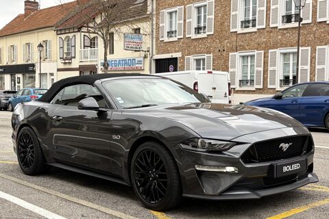 Mustang 5.0 V8 450 ceramique + echappement - cabriolet gt 2019 occasion 78760 Jouars-Pontchartrain