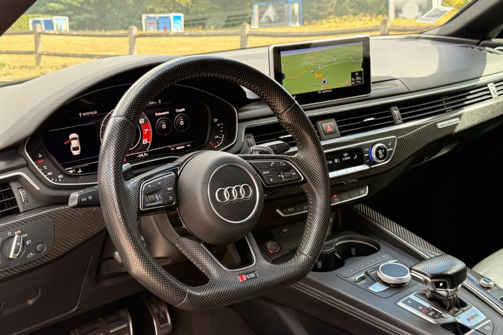 RS5 Audi Coup&eacute; V6 2.9 TFSI 450 quattro France Carbone Garantie 1 2018 occasion 78760 Jouars-Pontchartrain