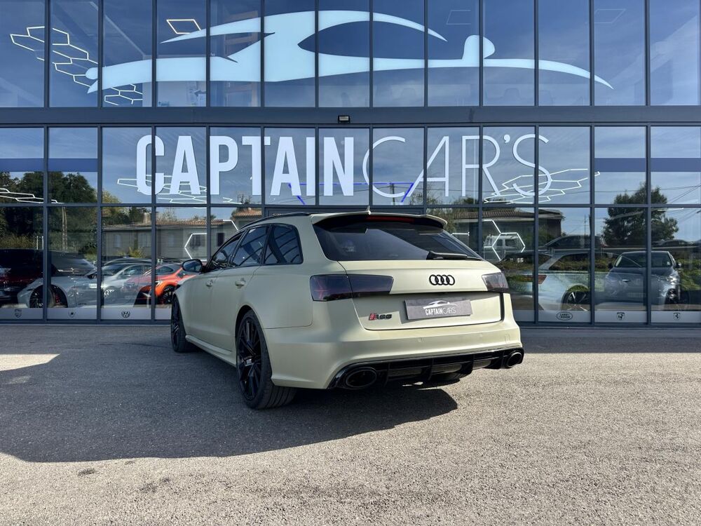 RS6 4.0i V8 TFSI - 605 - BVA Tiptronic Perf - GARANTIE 12 MOIS 2018 occasion 33450 Montussan