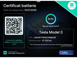 Model 3 MY22 AUTONOMIE STANDARD PLUS RWD 2022 occasion 77090 Coll&eacute;gien