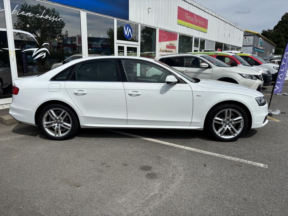 A4 LIMOUSINE S LINE 1.8 TFSI 170 - BVA Multitronic - SUIVI COMP 2013 occasion 49070 Beaucouz&eacute;