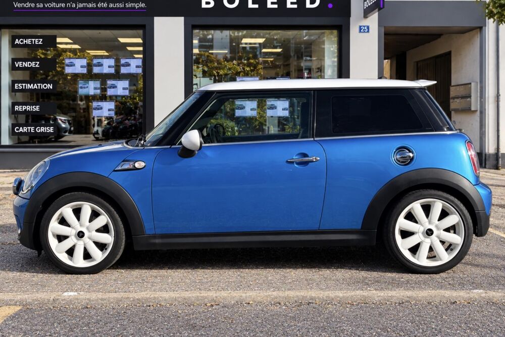 Cooper D Cooper S 1.6 Turbo 175 ch BVM6 Bleu / Toit Blanc 2007 occasion 78760 Jouars-Pontchartrain