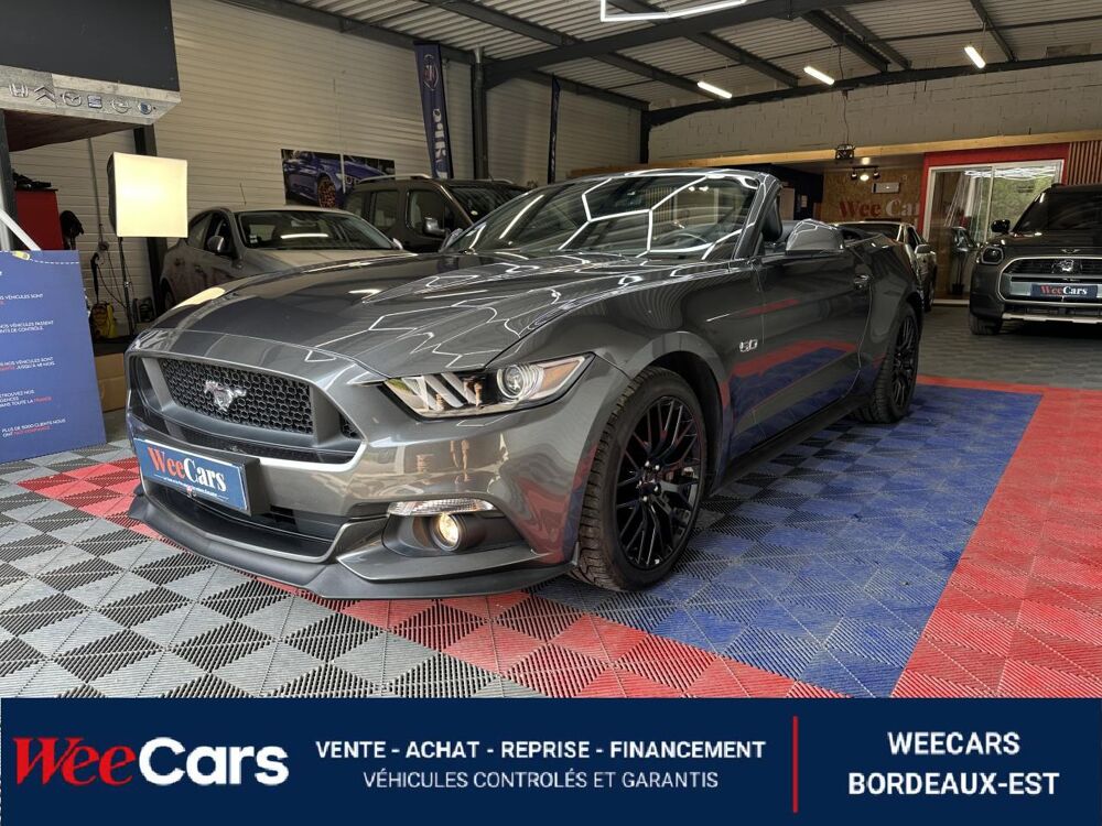 Mustang CABRIOLET 5.0 420 GT BVA 2016 occasion 33370 Artigues-pr&egrave;s-Bordeaux