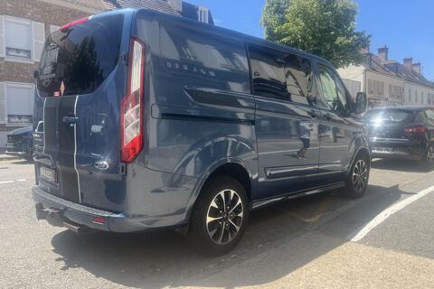 Transit Custom Ford 320 L1H1 2.0 EcoBlue - 185 ch - Carplay - 2 portes lat&eacute; 2020 occasion 78760 Jouars-Pontchartrain