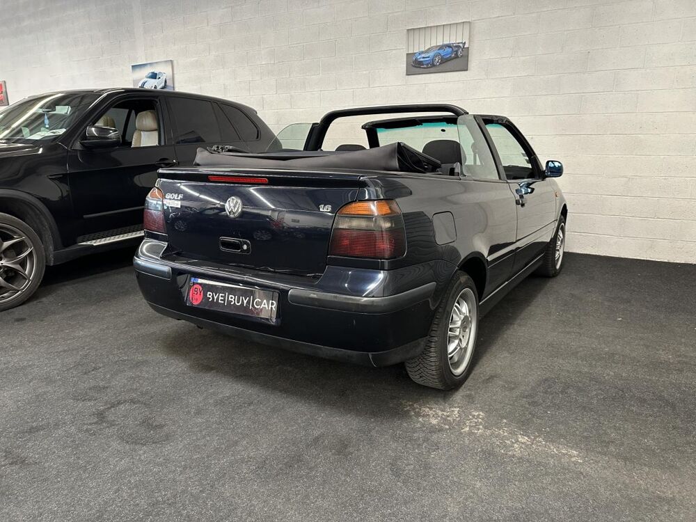 Golf VOLKSWAGEN CABRIOLET 1.6 100 KARMANN 1998 occasion 02000 Laon