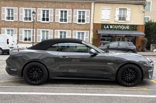 Mustang 5.0 V8 450 ceramique + echappement - cabriolet gt 2019 occasion 78760 Jouars-Pontchartrain