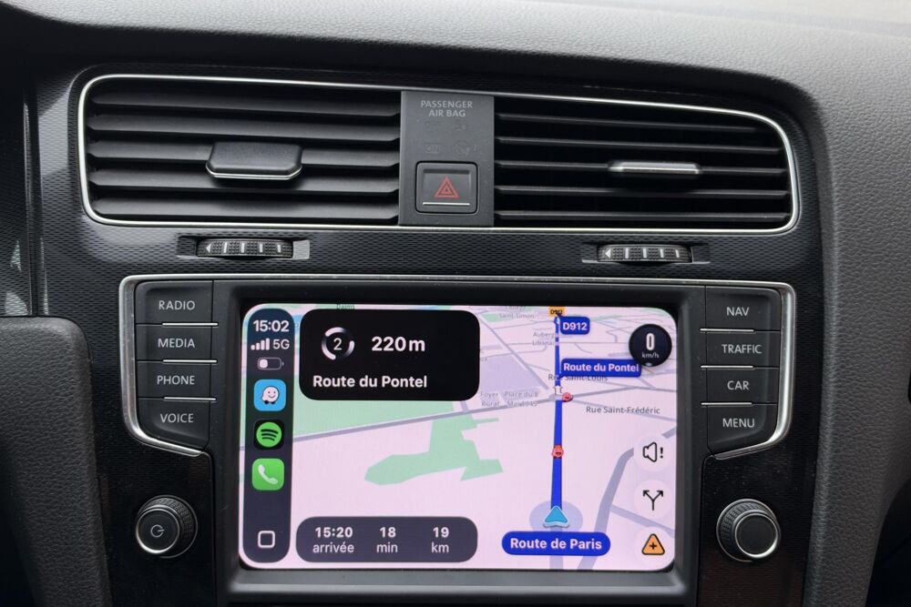 Golf 7 GTD 2.0 TDI 184 CH DSG6-CUIR-CARPLAY-GPS-X&Eacute;NON-SI&Egrave;GES CHAU 2014 occasion 78760 Jouars-Pontchartrain