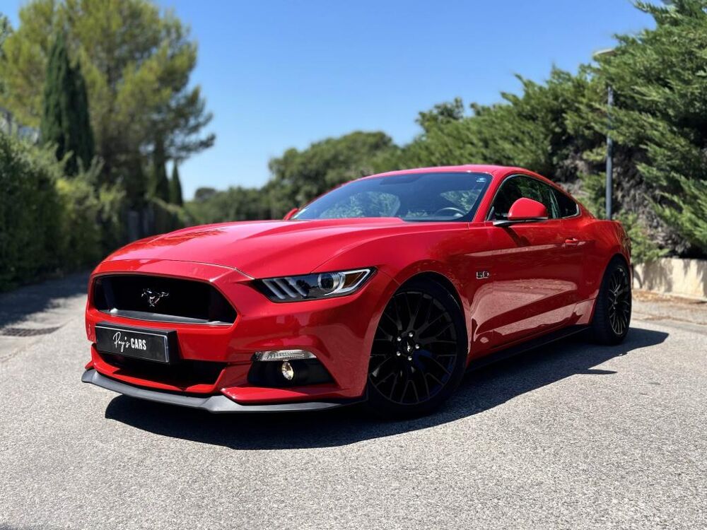 Mustang 5.0 V8 GT FASTBACK 421CH BVA - MALUS PAYE - FULL ENTRETIEN - 2016 occasion 13760 Saint-Cannat