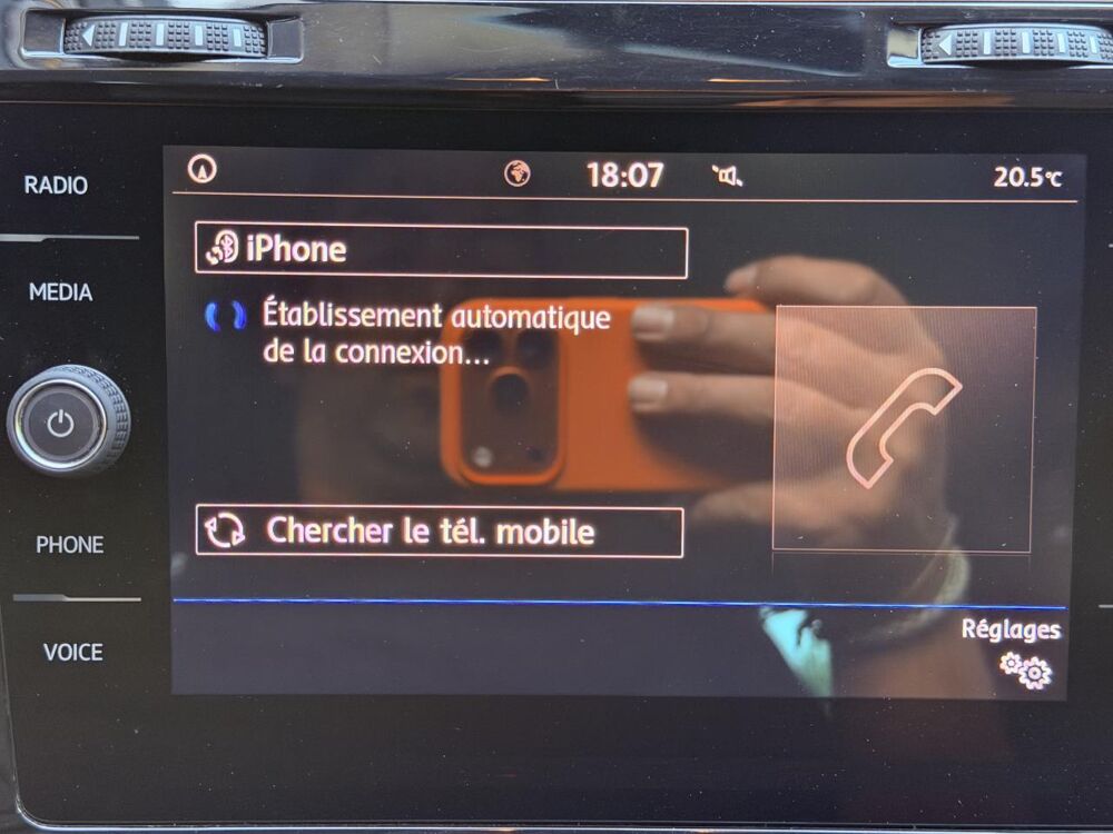 Golf 1.0 TSI - 110 VII BERLINE Connect PHASE 2 2018 occasion 35780 La Richardais