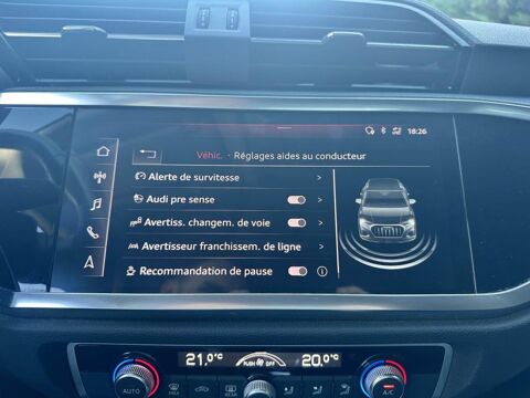 Q3 1.5 35 TFSI 150 DESIGN - CARPLAY - HAYON ELEC - SUIVI COMPLE 2020 occasion 13760 Saint-Cannat