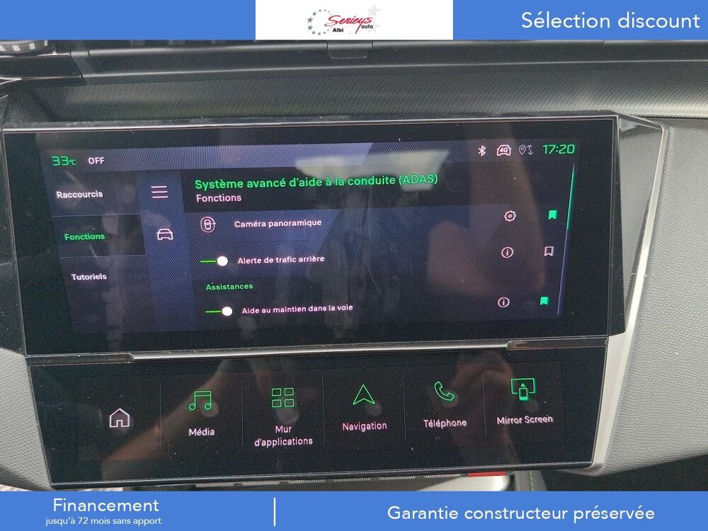 308 GT EXCLUSIVE HYBRID 145 DCS6 TOIT OUVRANT HIFI FOCAL 2026 occasion 81000 Albi