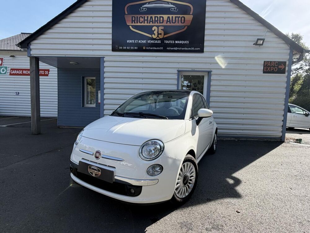 500 Fiat 1.2i - 69 Euro 6 BERLINE Lounge 2013 occasion 35780 La Richardais