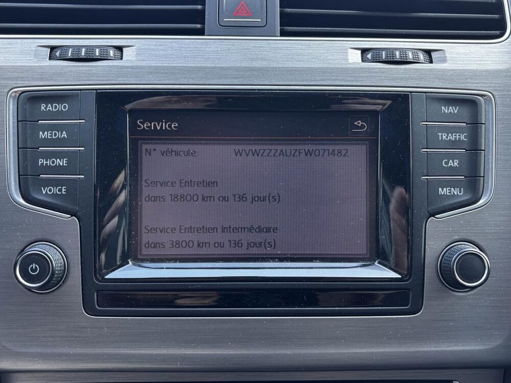 Golf VII - 1.6l TDI BlueMotion - 110ch - Confortline Phase 1 - Ga 2014 occasion 76710 Eslettes