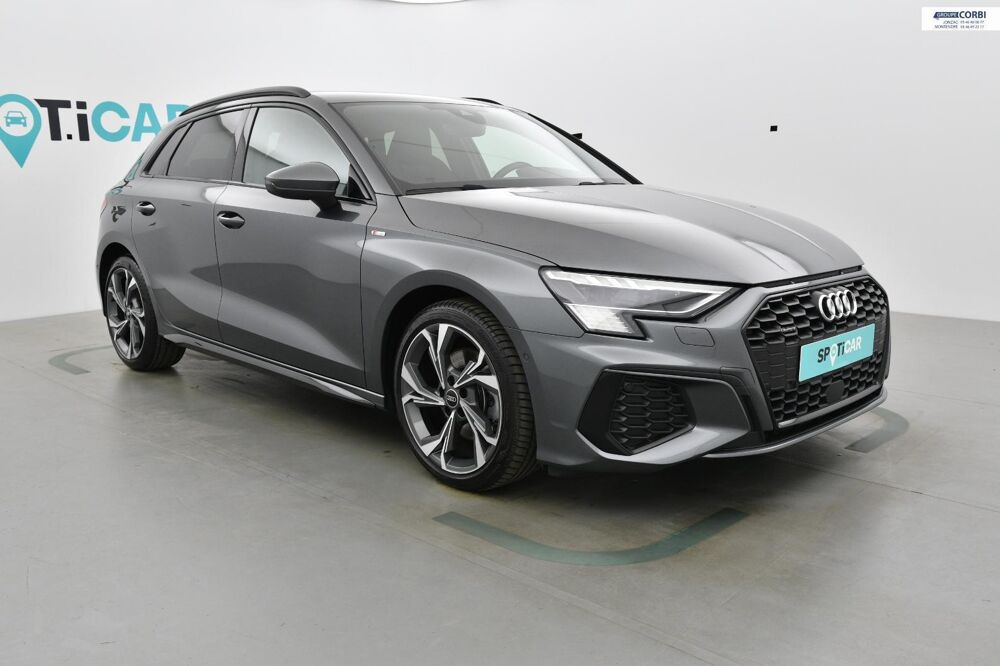 A3 TDI 200 S tronic 7 Quattro S Line MATRIX/B.O/CLE CONFORT/AC 2022 occasion 33620 Cavignac