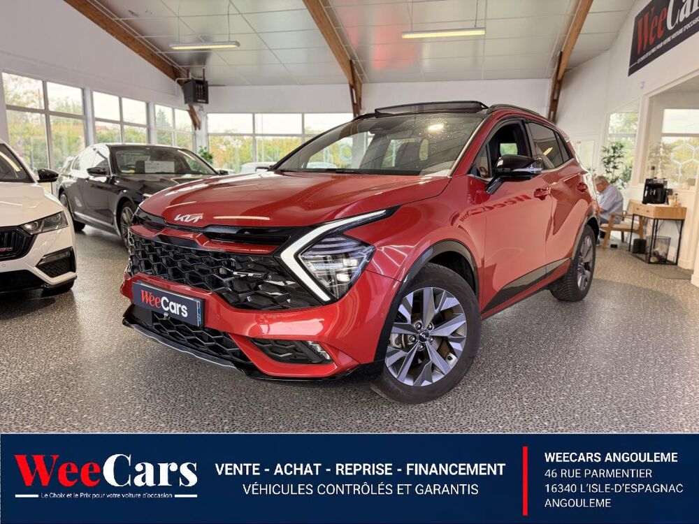 Sportage 1.6 T-GDI 230 ch HEV GT LINE PREMIUM 4X2 BVA GARANTIE CONSTR 2022 occasion 16000 Angoul&ecirc;me