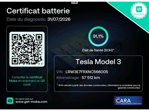 Model 3 MY22 AUTONOMIE STANDARD PLUS RWD 2022 occasion 77090 Coll&eacute;gien