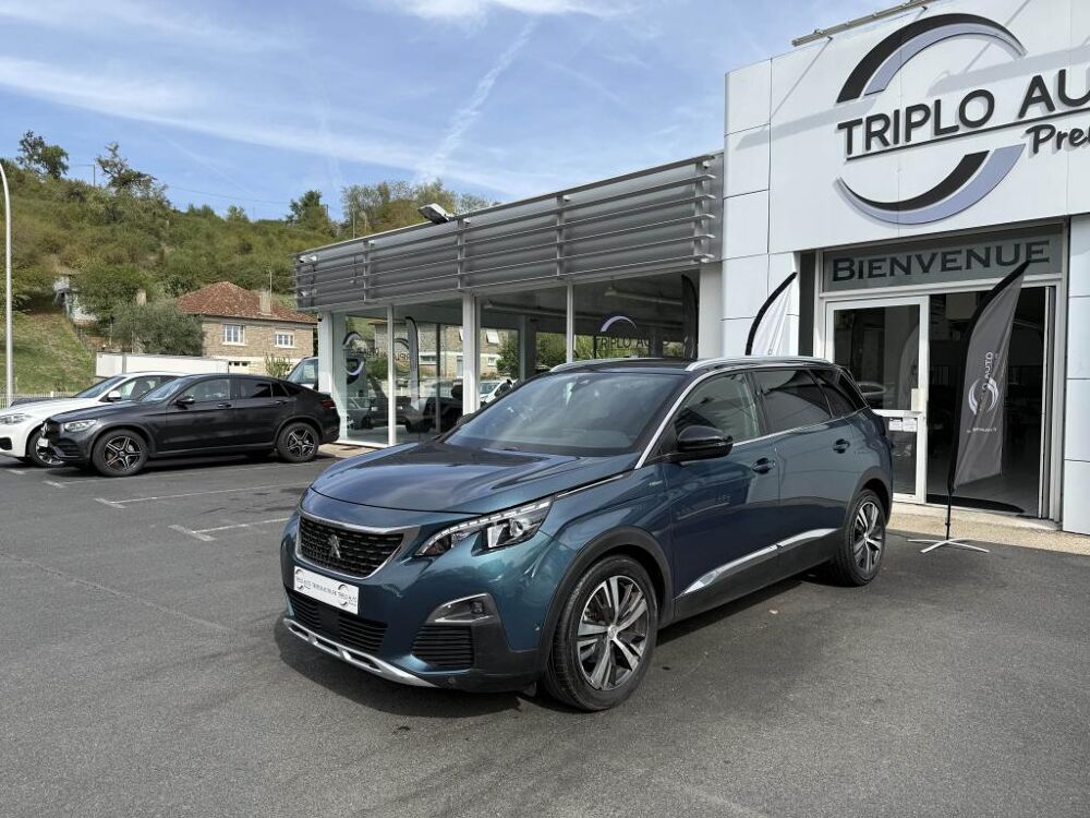 5008 2.0 BlueHDi - 180ch - 7pl - BV EAT8 GT Line GPS + ATTELAGE 2019 occasion 19100 Brive-la-Gaillarde