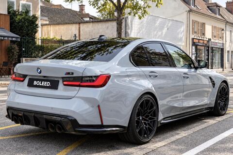 M3 BMW G80 Competition 510 ch Brooklyn Grey Si&egrave;ges ventil&eacute;s Har 2021 occasion 78760 Jouars-Pontchartrain